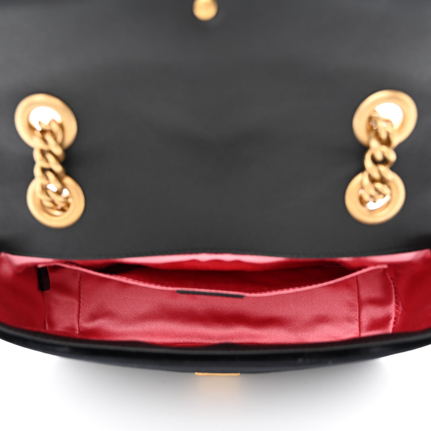 Gucci Velvet Matelasse Mini GG Marmont Shoulder Bag Black 5 of 10