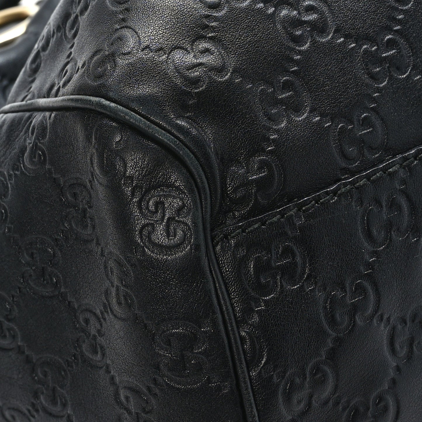 Guccissima Large Sukey Tote Black