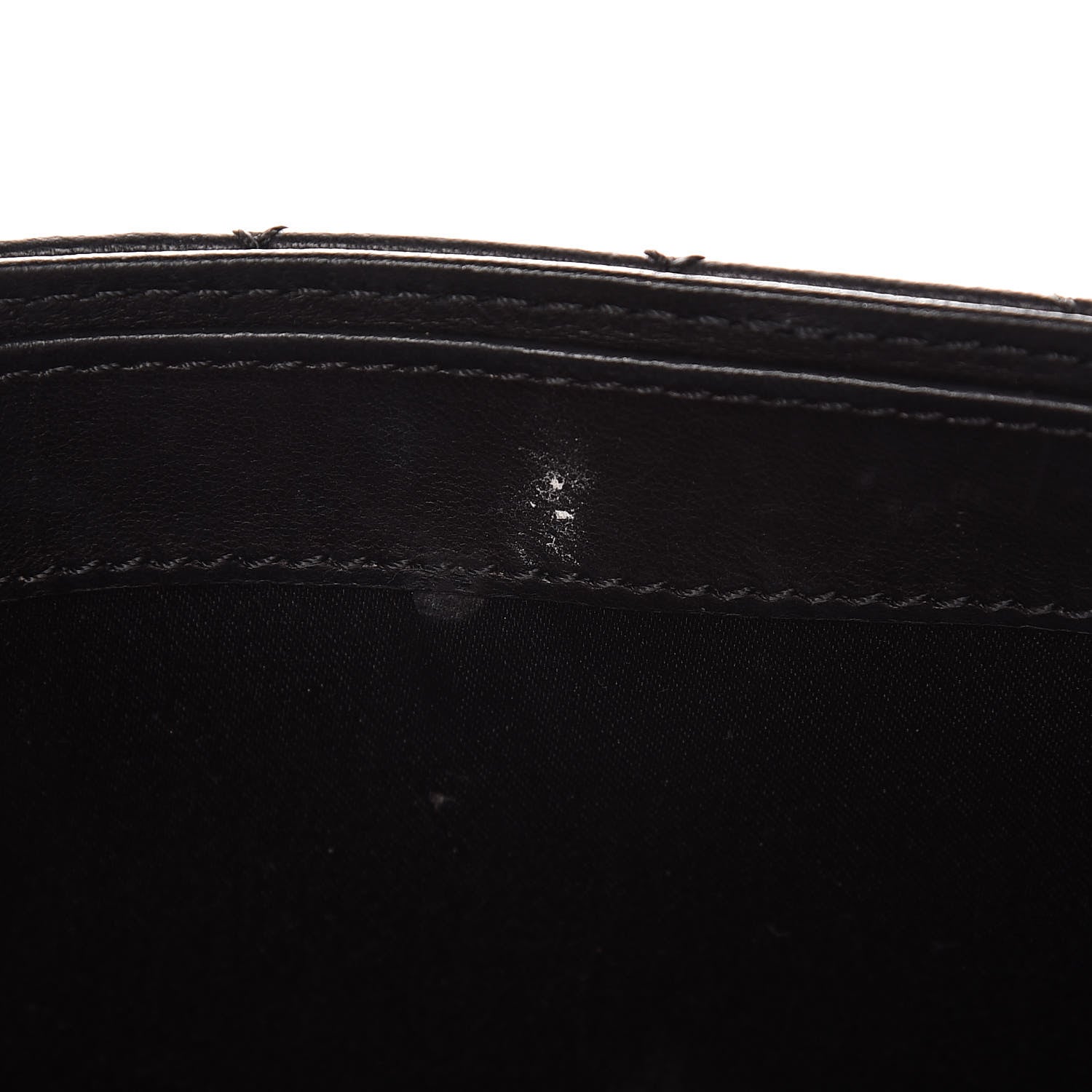 Chanel Lambskin Quilted East West Flap Clutch Black 14 of 20