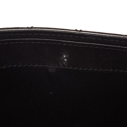 Chanel Lambskin Quilted East West Flap Clutch Black 14 of 20