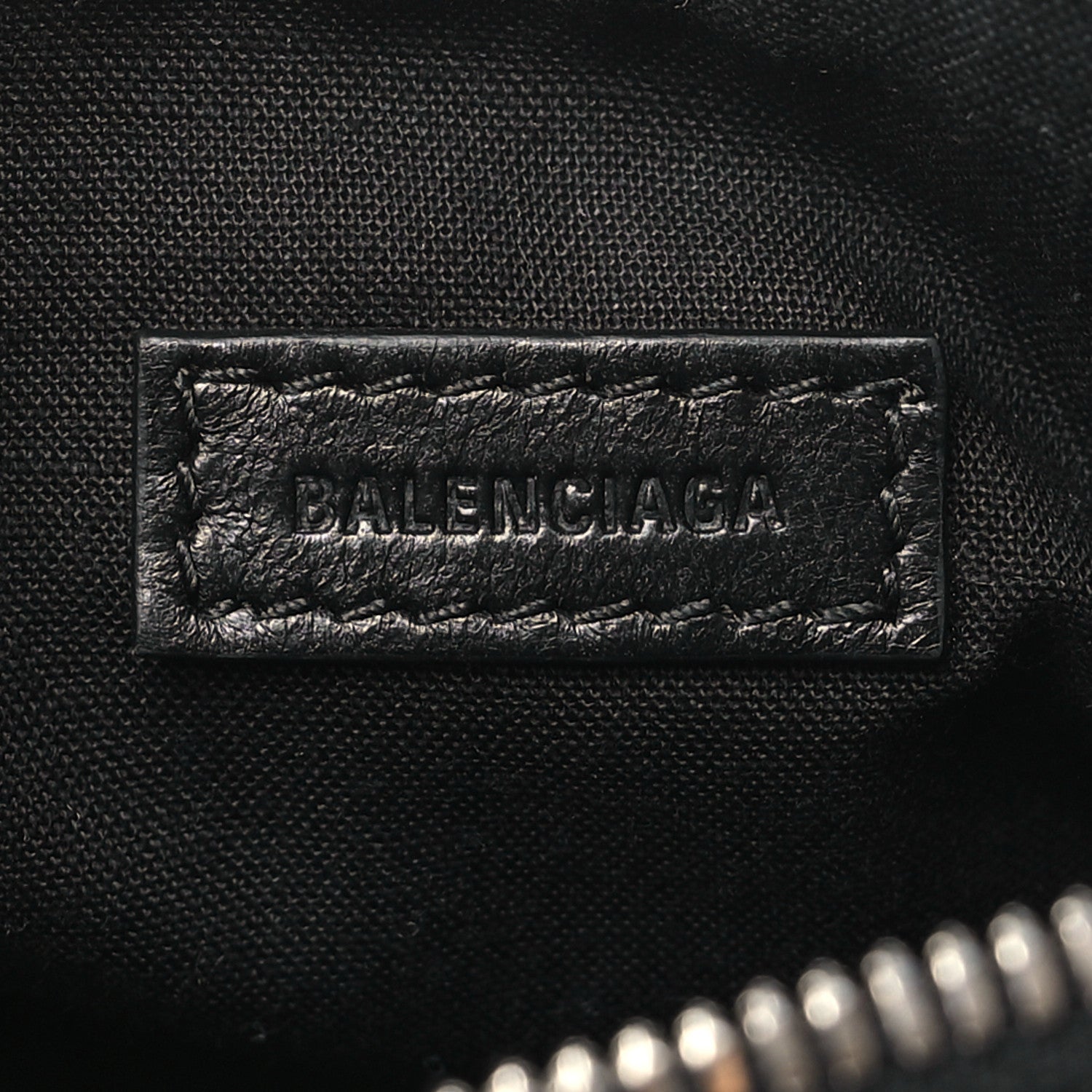 Balenciaga Agneau Arena Crystal Neo Nano Cagole Handbag Black 7 of 12