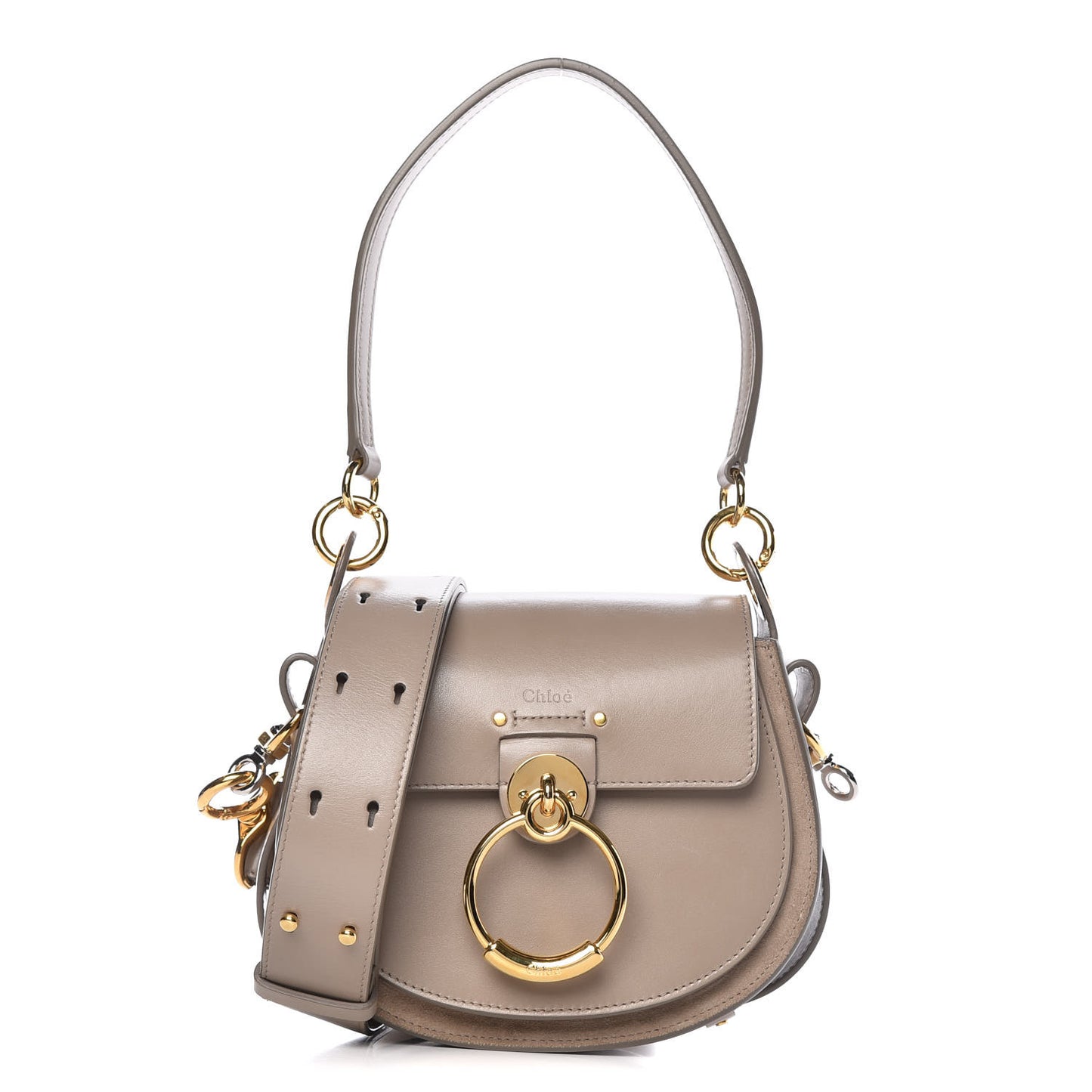 Calfskin Small Tess Bag Motty Grey
