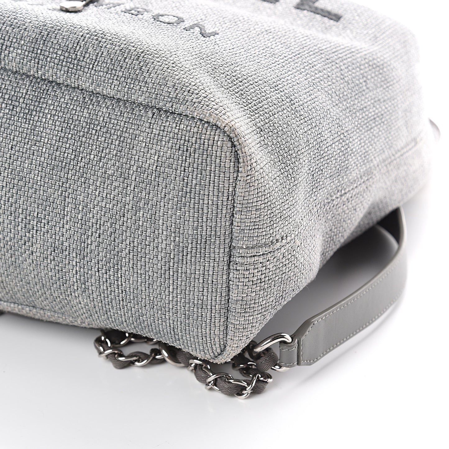 Canvas Large Deauville Backpack Grey