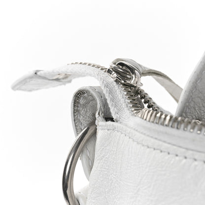 Balenciaga Agneau Arena Le Cagole Shoulder Bag XS Optic White 12 of 12