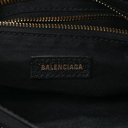 Balenciaga Chevre Gold Metallic Edge Hardware Mini City Black 6 of 9