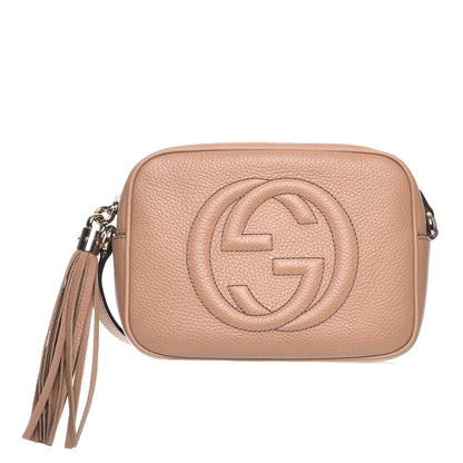 Gucci Pebbled Calfskin Small Soho Disco Bag Camelia 1 of 11