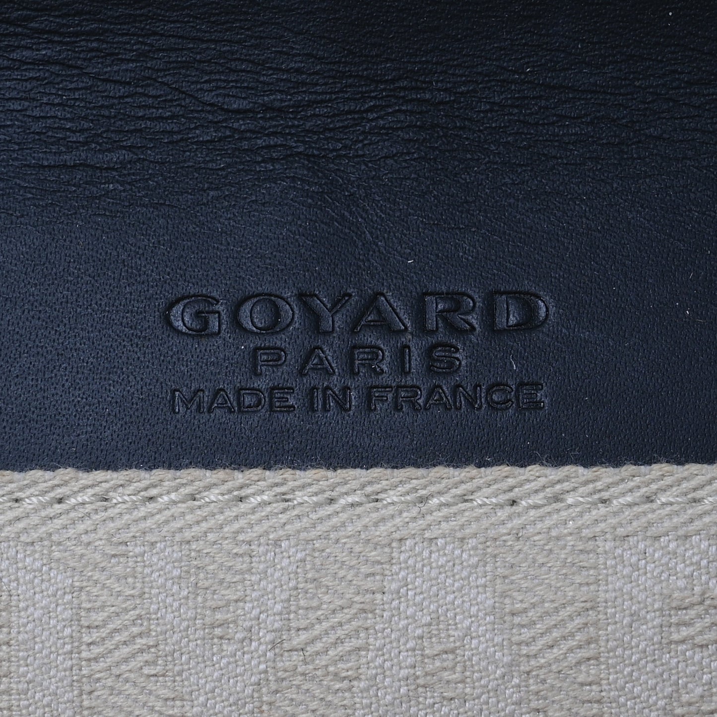 Goyardine Monte Carlo Bois Clutch Black