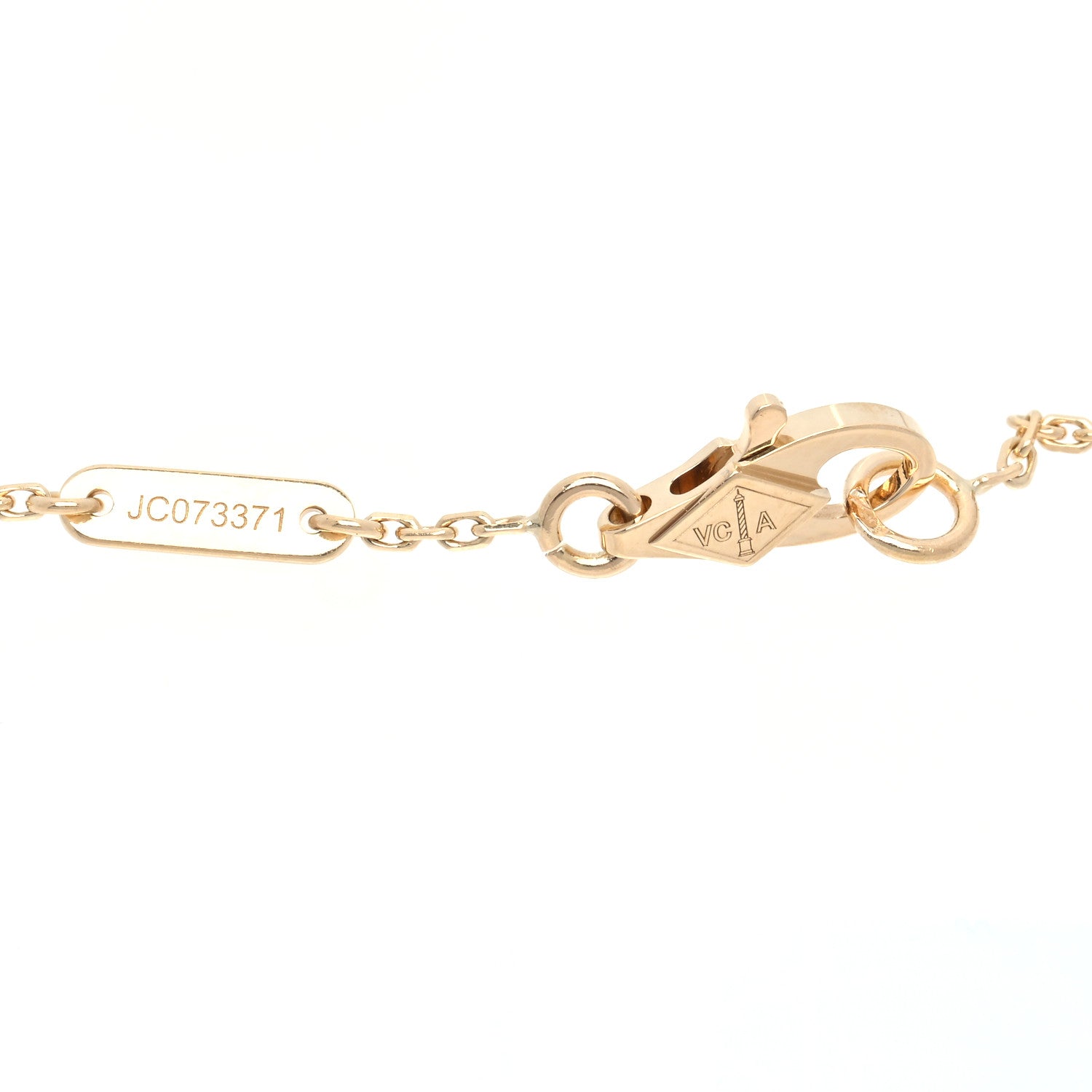 Van Cleef & Arpels 18K Yellow Gold Mother of Pearl Sweet Alhambra Bracelet 3 of 5
