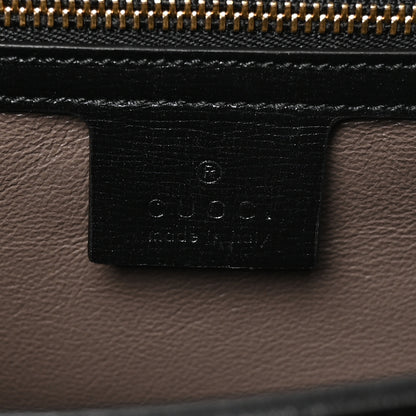 Gucci Azalea Calfskin Small Sylvie 1969 Top Handle Bag Black 6 of 10