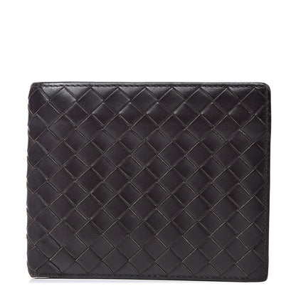 Bottega Veneta Nappa Intrecciato Bi-Fold Wallet Ebano 1 of 10