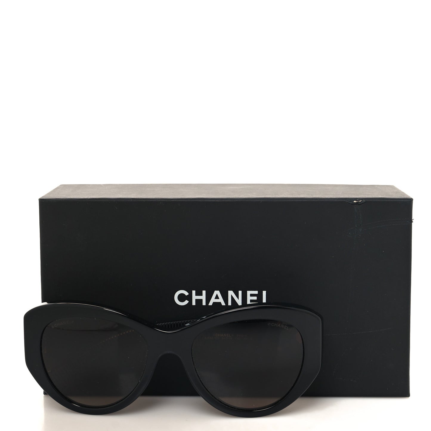 Acetate Butterfly Large CC Sunglasses 5492 Black