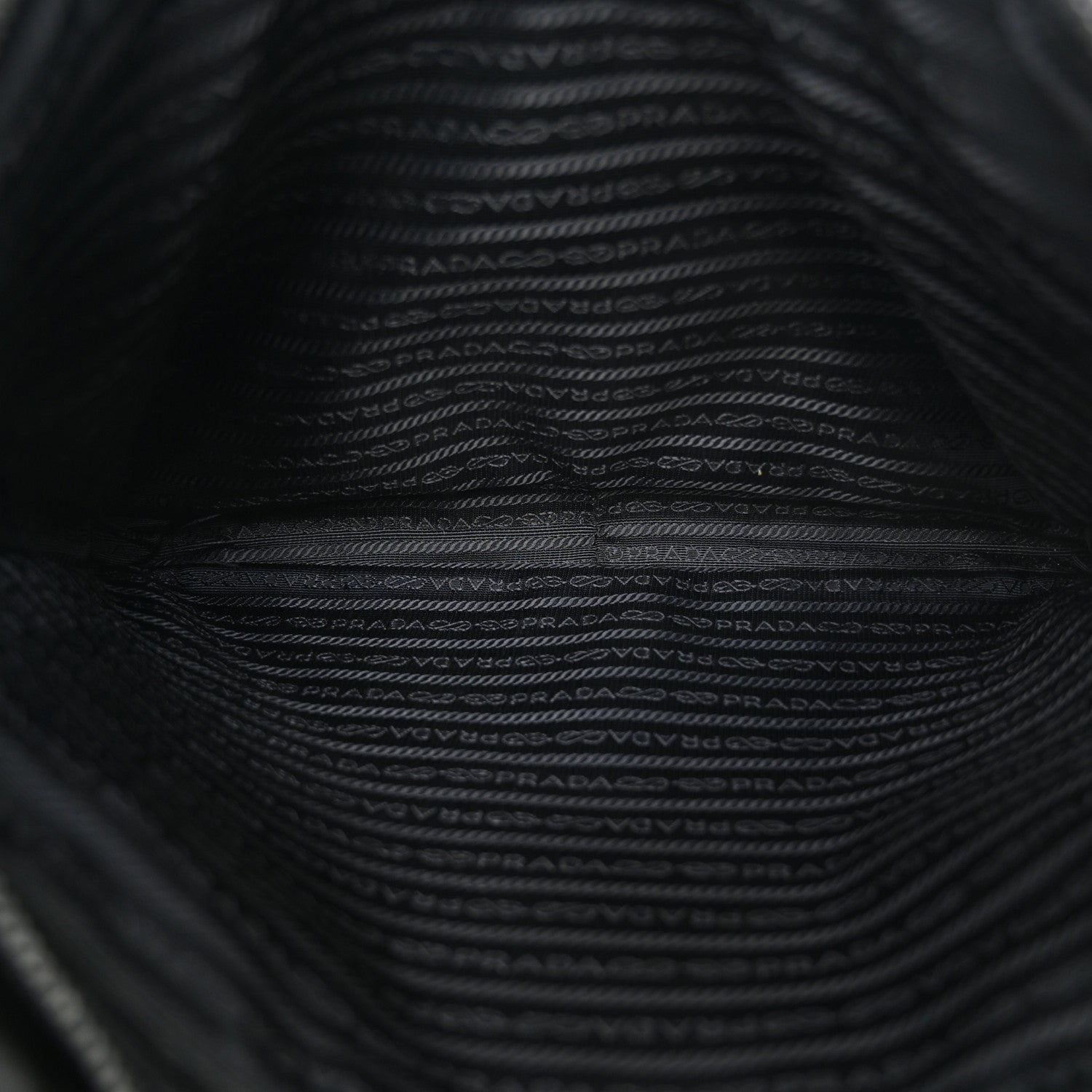 Prada Tessuto Nylon Saffiano Front Pocket Zip Messenger Black 5 of 19