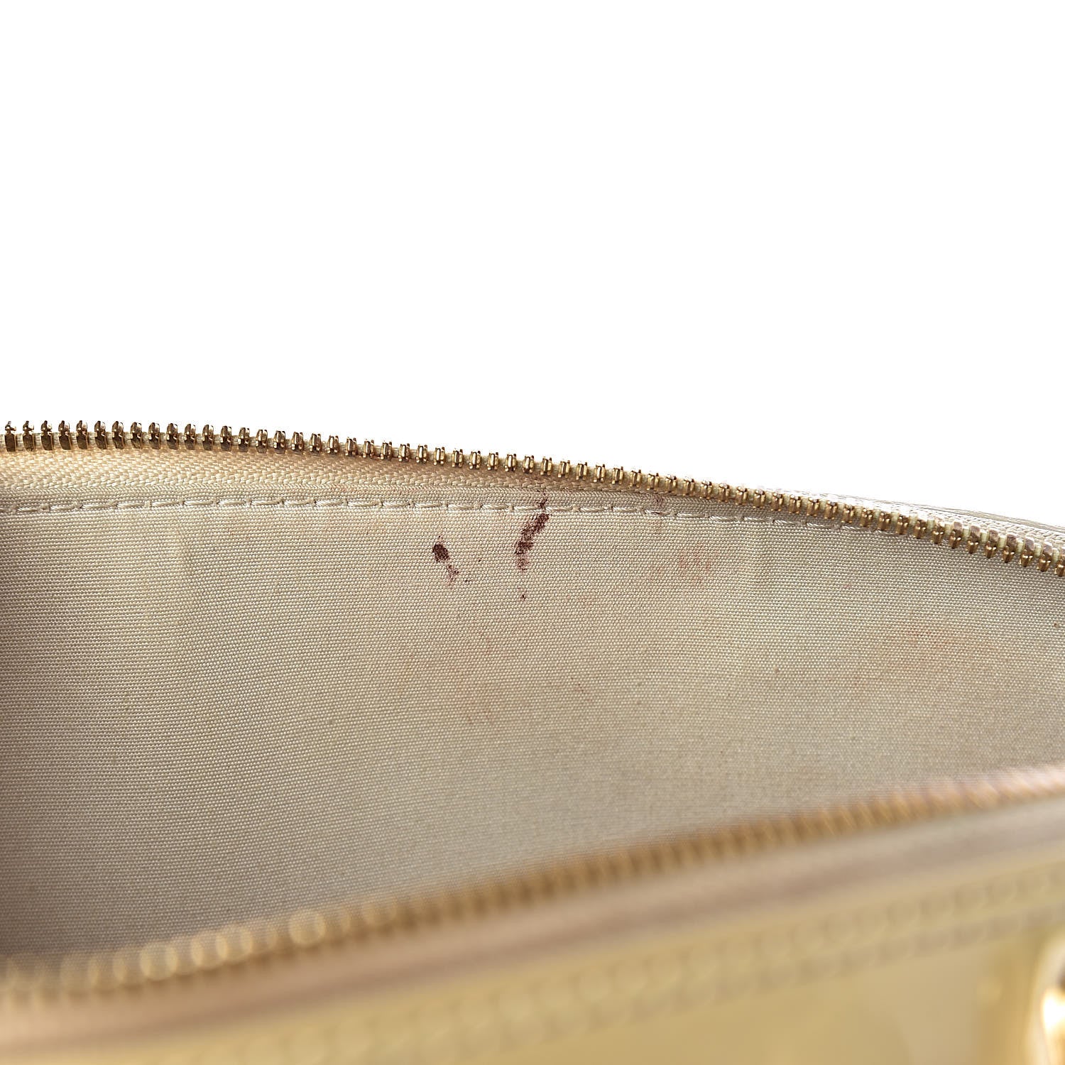 Louis Vuitton Vernis Alma MM Blanc Corail 7 of 15