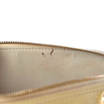 Louis Vuitton Vernis Alma MM Blanc Corail 7 of 15