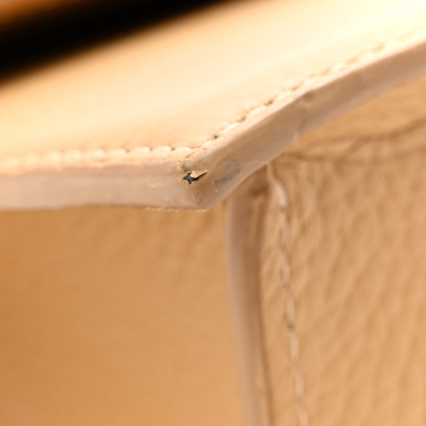 Grained Calfskin Le Grand Chiquito Camel