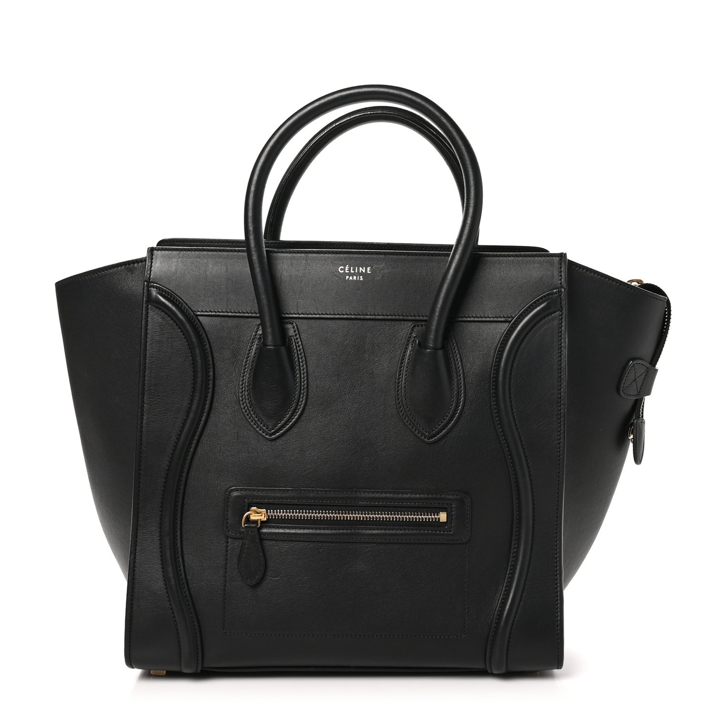 Smooth Calfskin Mini Luggage Black