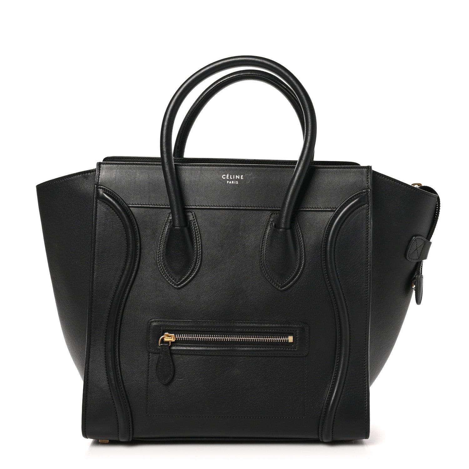 Celine Smooth Calfskin Mini Luggage Black 1 of 10