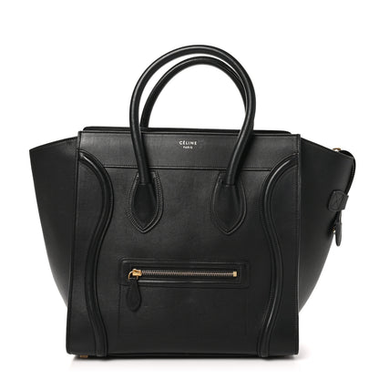 Celine Smooth Calfskin Mini Luggage Black 1 of 10