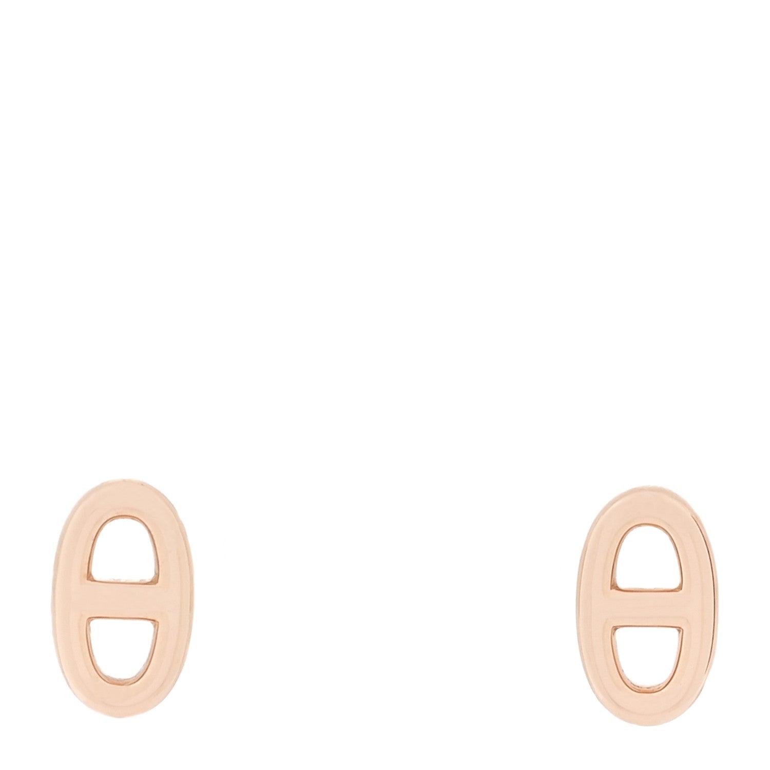 Hermes 18K Rose Gold TPM Farandole Stud Earrings 1 of 5