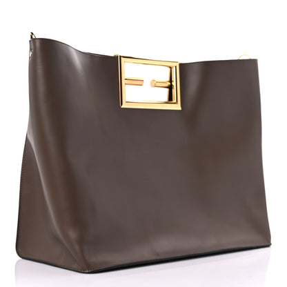 Fendi Vitello King Large Fendi Way Tote Maya 2 of 16