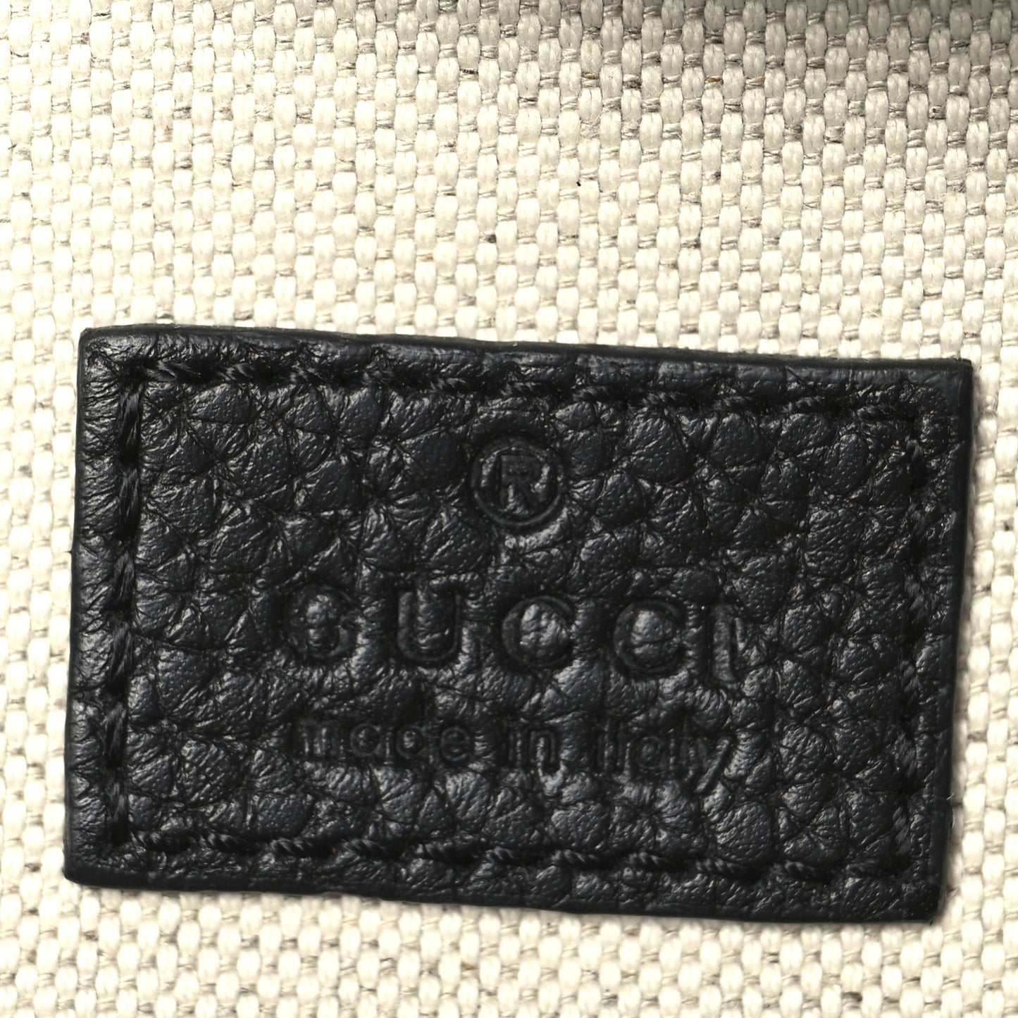 Piuma Calfskin Jumbo GG Embossed Pocket Belt Bag Black Black