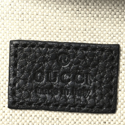 Gucci Piuma Calfskin Jumbo GG Embossed Pocket Belt Bag Black Black 6 of 9