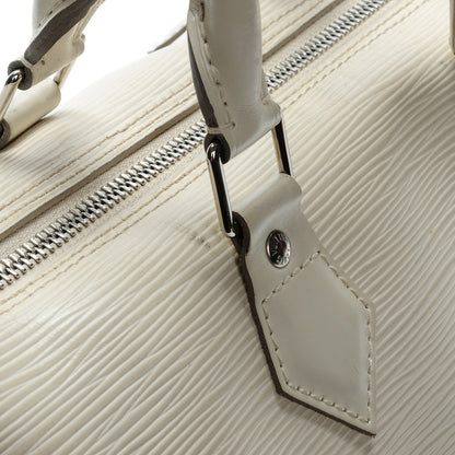 Louis Vuitton Epi Speedy 25 Ivory 8 of 13