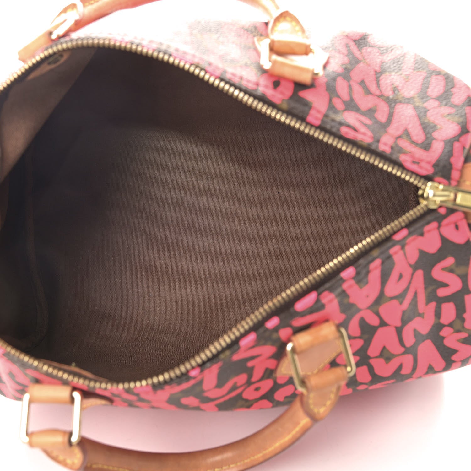 Louis Vuitton Monogram Graffiti Speedy 30 Fuchsia 4 of 11