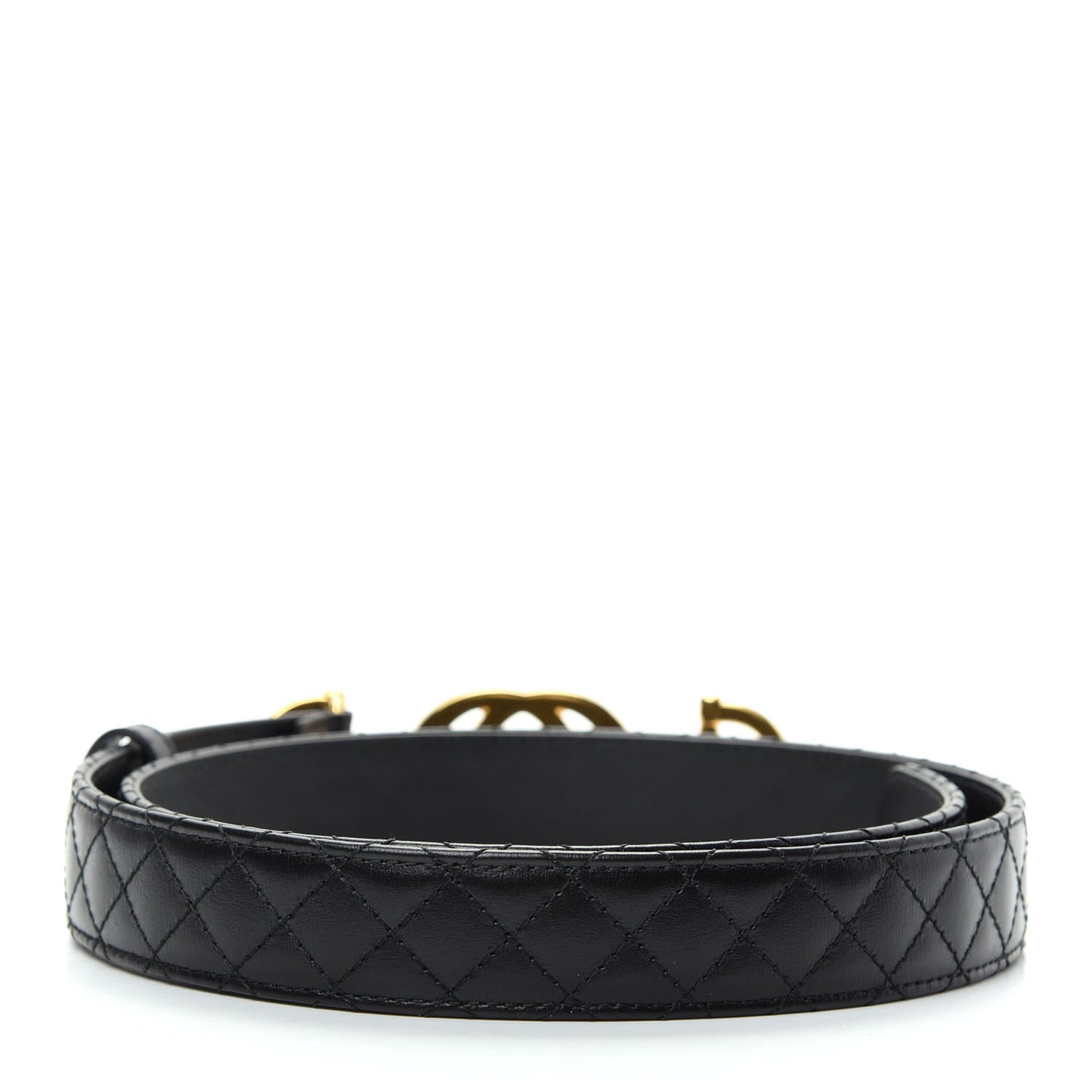 Calfskin Trapuntata Zumi 30mm Belt 90 36 Black