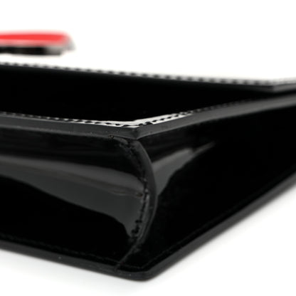 Christian Louboutin Patent Calfskin Loubi54 Crossbody Clutch Black 9 of 9