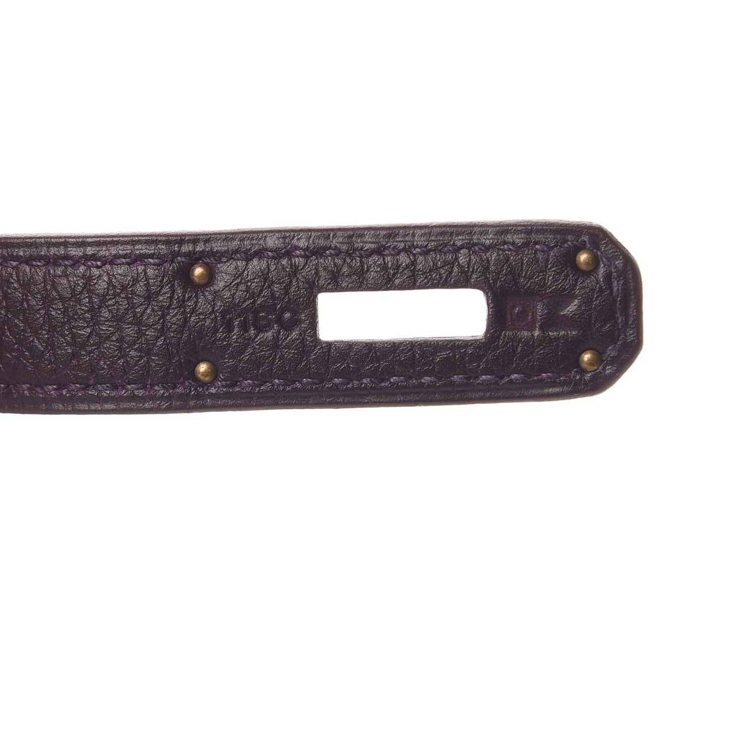 Togo Bi Color Horseshoe Birkin 35 Geranium Raisin