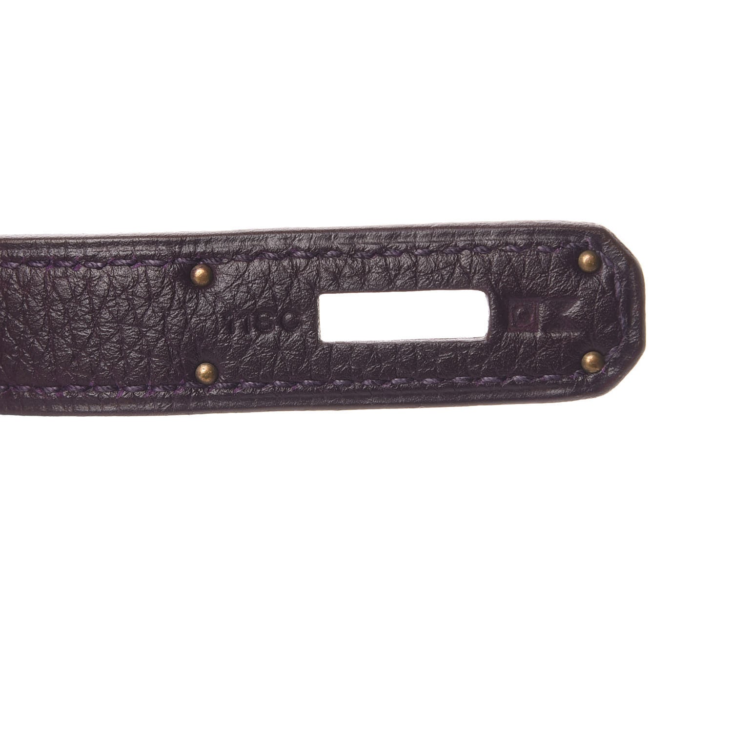 Hermes Togo Bi Color Horseshoe Birkin 35 Geranium Raisin 7 of 11