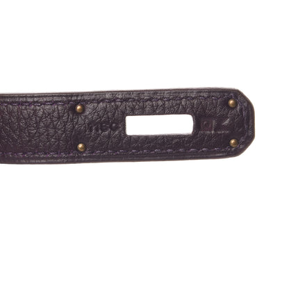 Hermes Togo Bi Color Horseshoe Birkin 35 Geranium Raisin 7 of 11