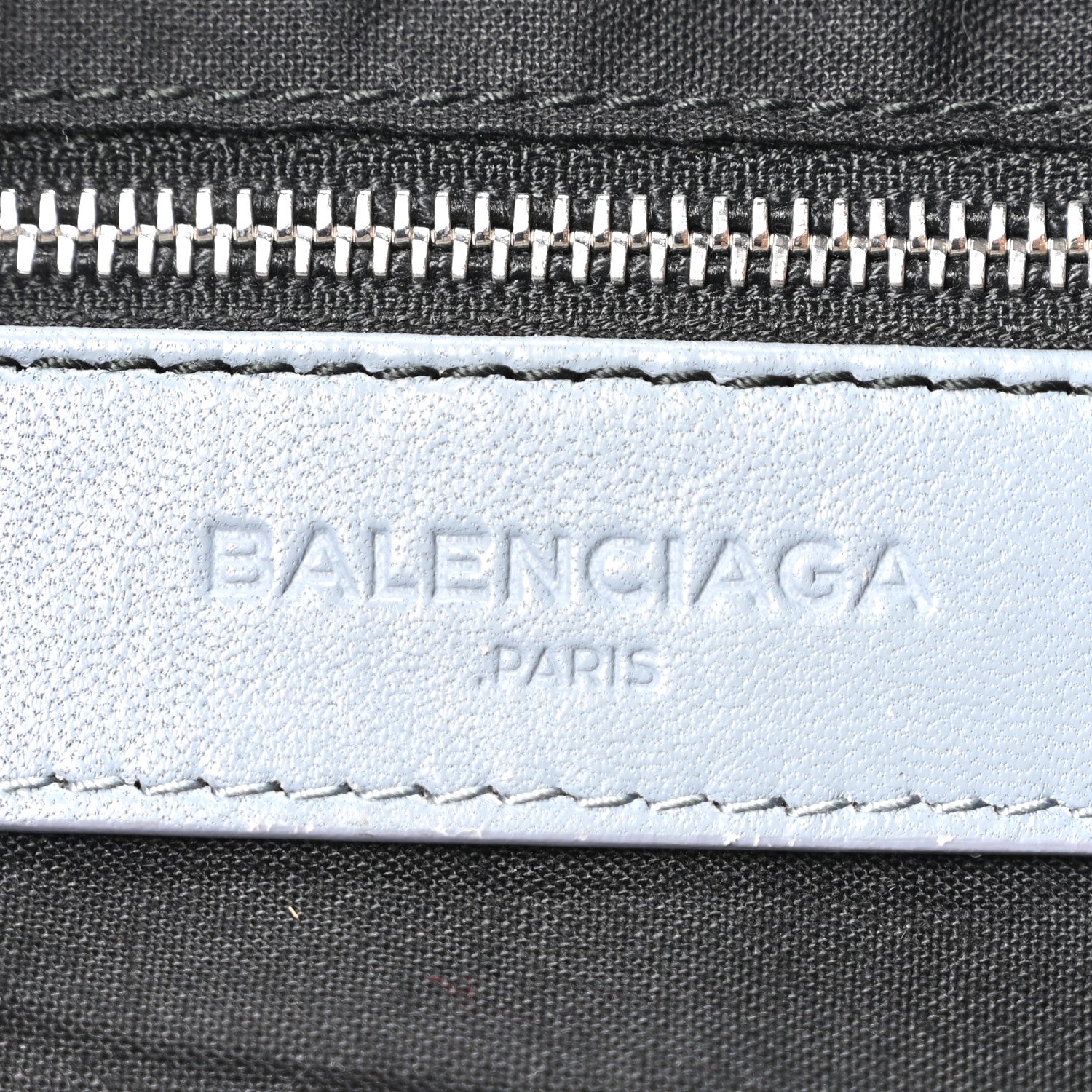 Balenciaga Chevre Silver Metallic Edge Hardware Velo Gris Acier 7 of 11