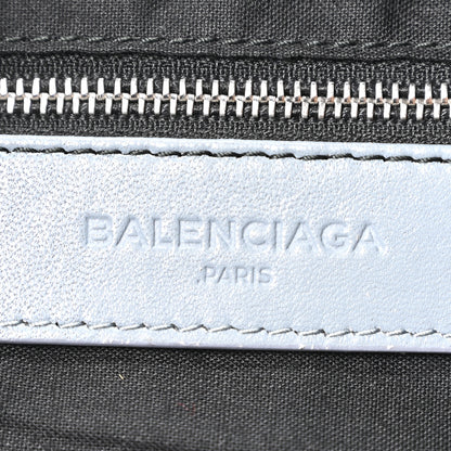 Balenciaga Chevre Silver Metallic Edge Hardware Velo Gris Acier 7 of 11