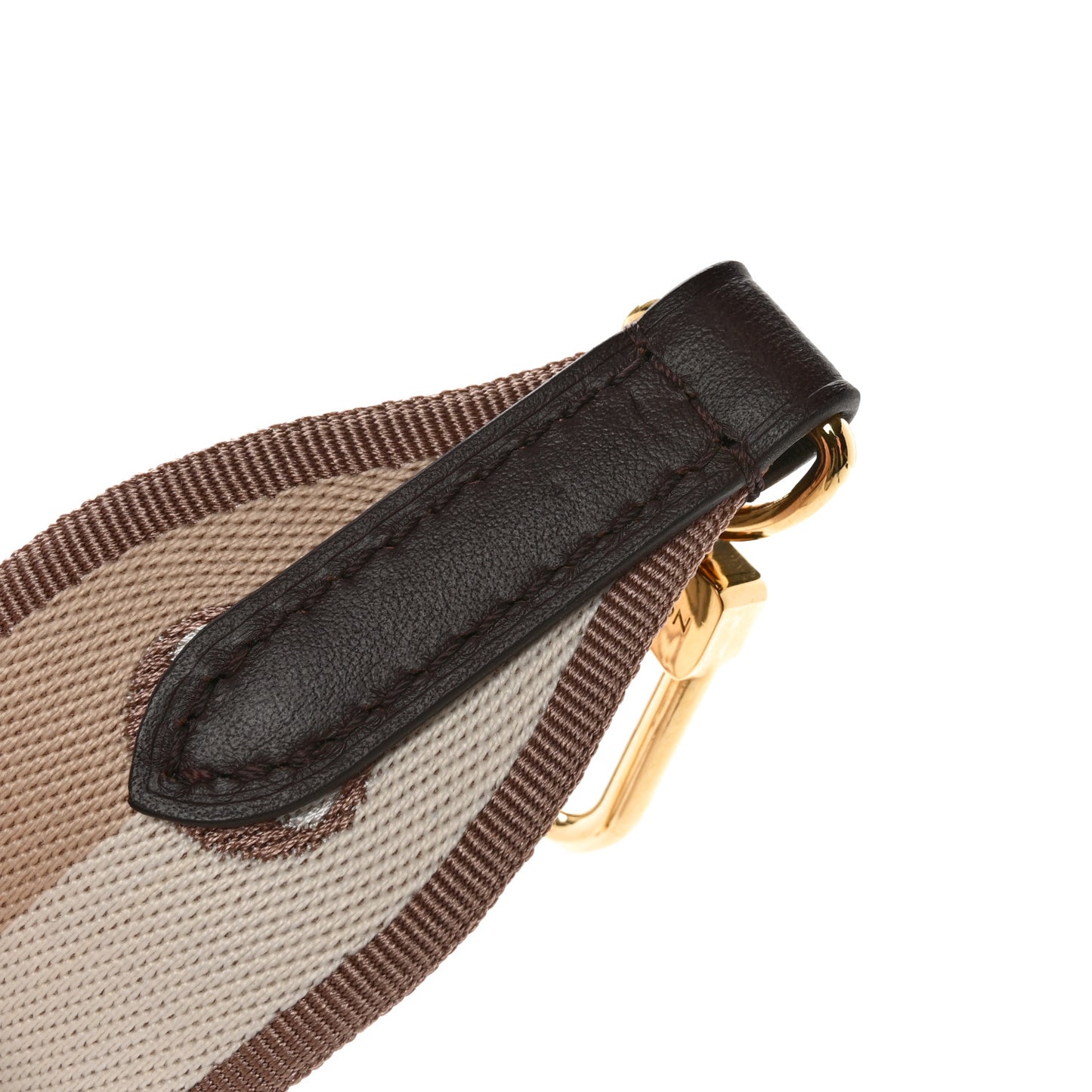 Jacquard Speedy Bandouliere 20 Shoulder Strap Beige Brown