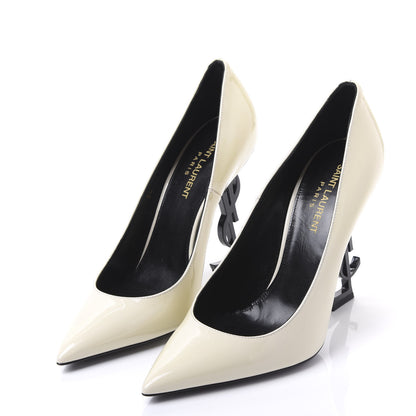 Saint Laurent Patent Opyum 110 Pumps 37.5 Neutro 3 of 9