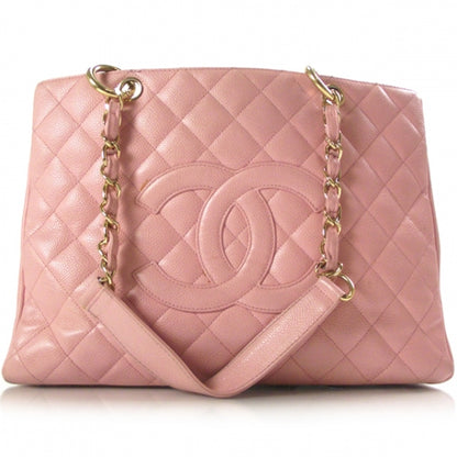 Chanel Caviar Grand Shopping Tote GST Pink 1 of 11