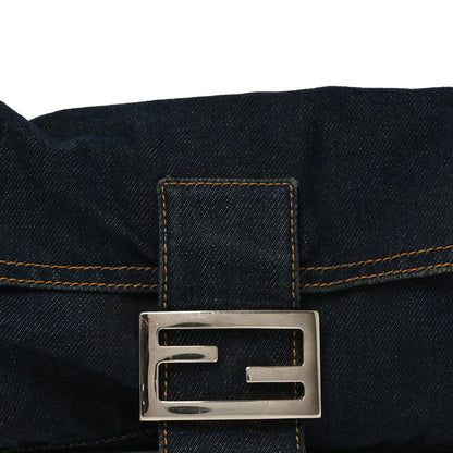 Fendi Denim Baguette Blue 5 of 10