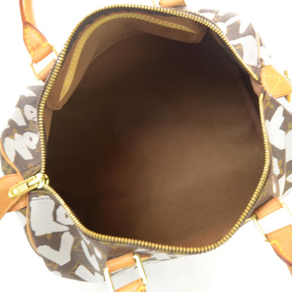 Louis Vuitton Monogram Graffiti Speedy 30 Silver 6 of 6