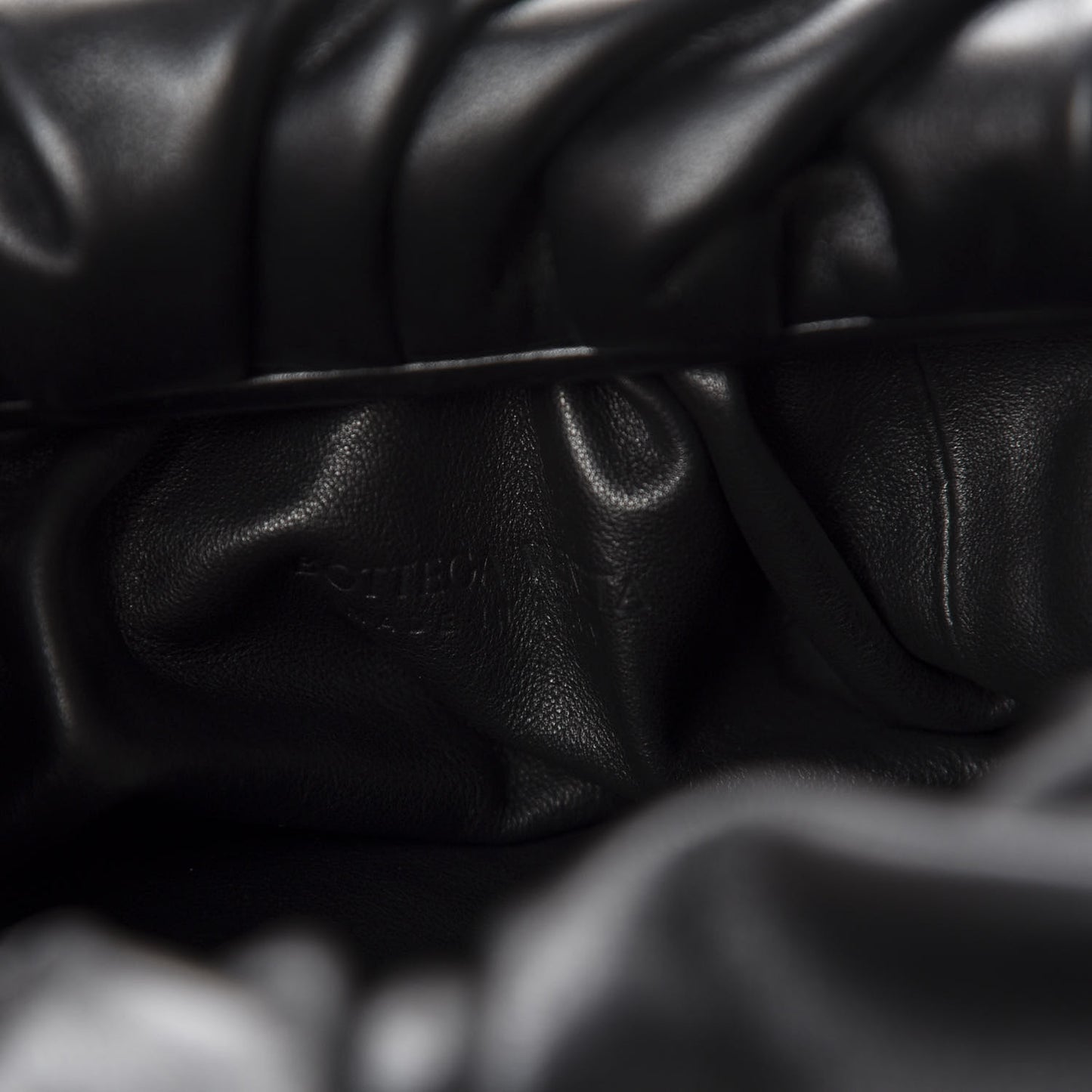 Smooth Butter Calfskin Small The Shoulder Pouch Black