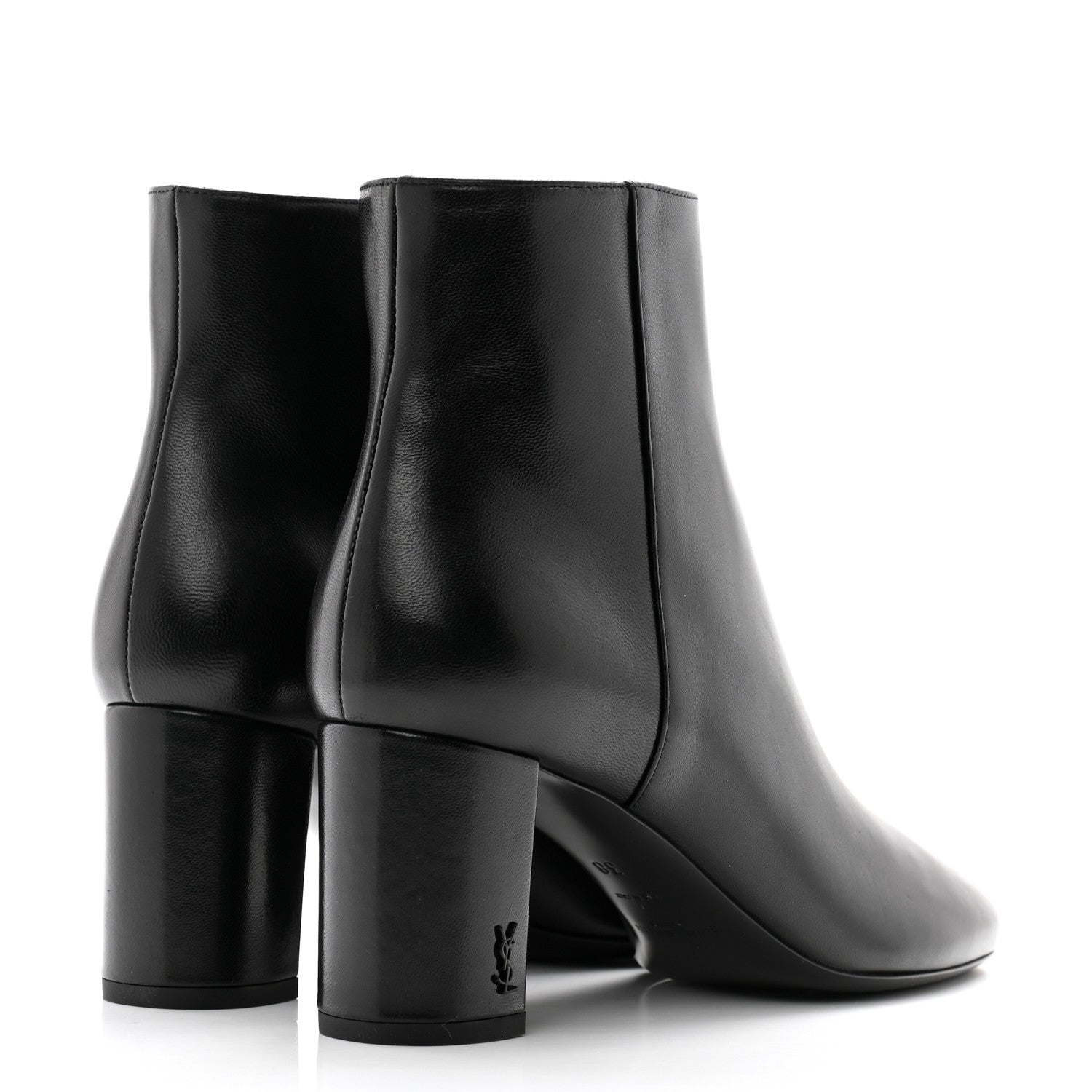 Saint Laurent Nappa Vendome Loulou Ankle Zip Boot 38 Black 4 of 10