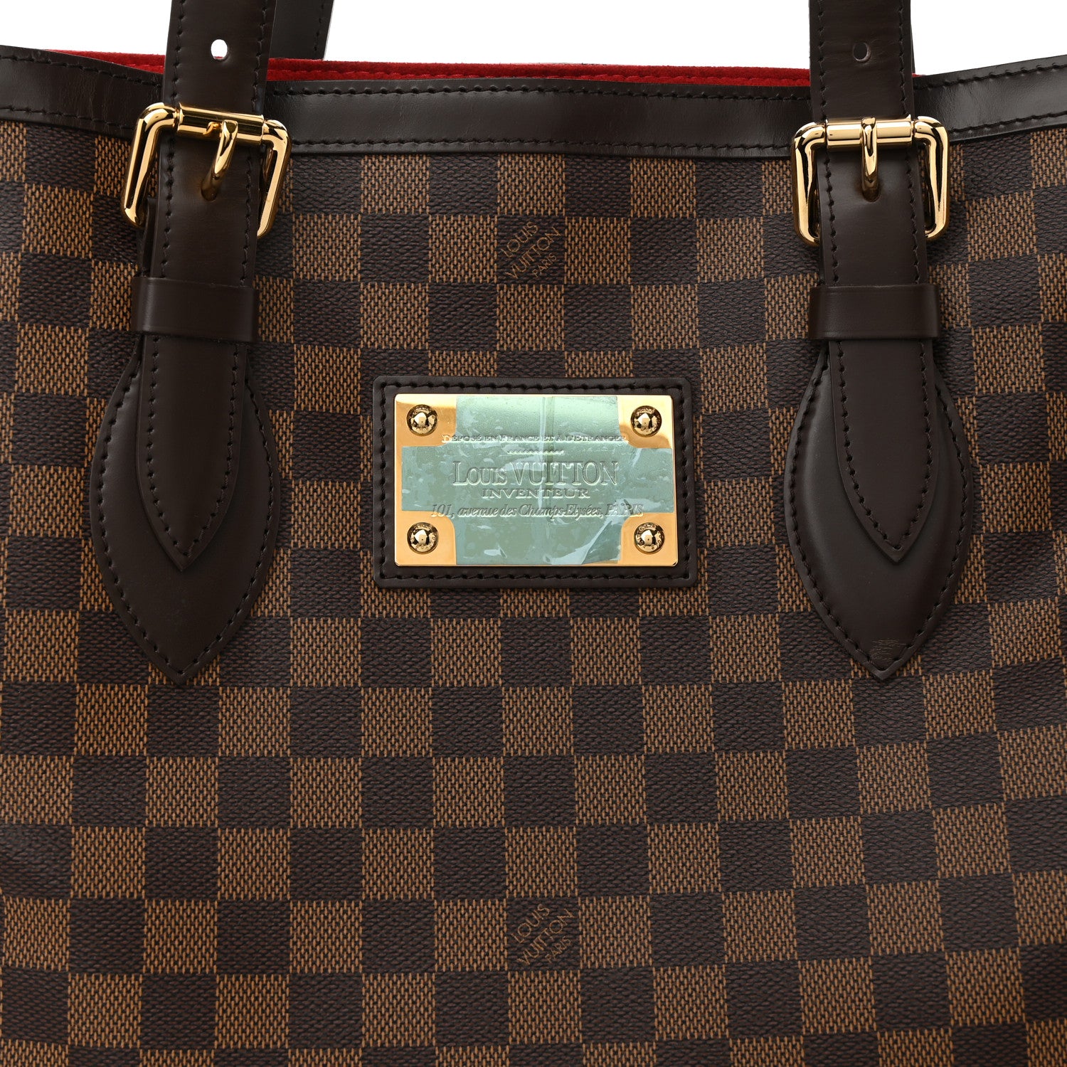 Louis Vuitton Damier Ebene Hampstead MM 7 of 9