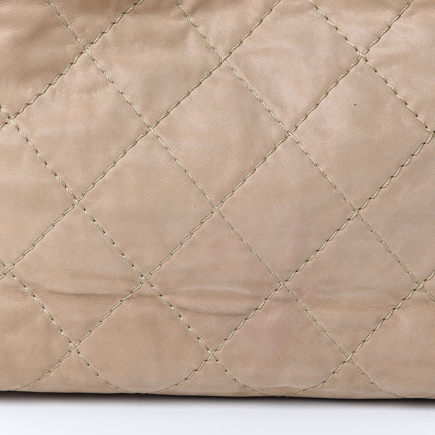 Chanel Iridescent Calfskin Small Sea Hit Tote Beige 15 of 18