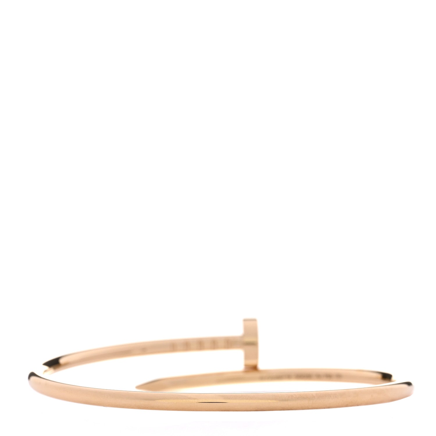 Cartier 18K Yellow Gold Small Juste Un Clou Bracelet 14 2 of 4