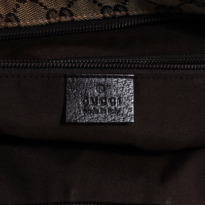 Gucci Monogram Web Medium Flat Messenger Bag Dark Brown 6 of 7