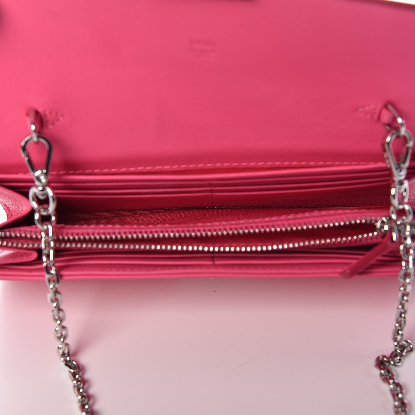 Calfskin Ottomar Large Patricia Wallet On Chain Pink