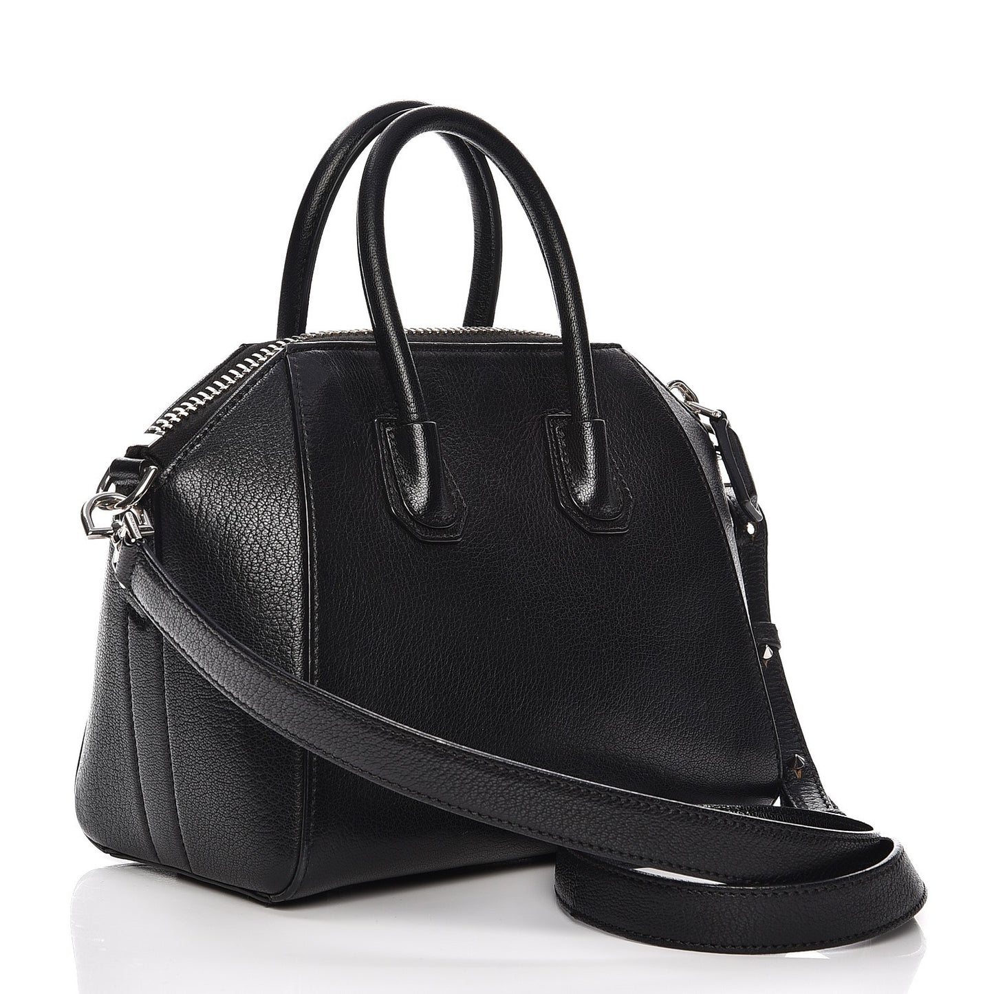 Sugar Goatskin Mini Antigona Black