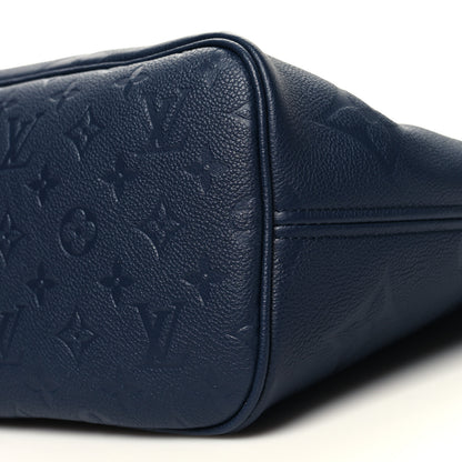 Louis Vuitton Empreinte Monogram Giant Neverfull MM Navy 11 of 11