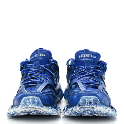 Balenciaga Mesh Nylon Womens Track Sneakers 35 Faded Blue 2 of 9